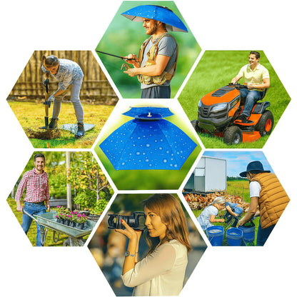 2X1 Paraguas Tipo Sombrero Multipropósito - Manos Libres