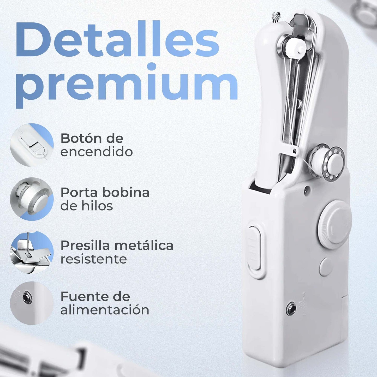 Máquina de Coser Portátil Handy Stitch® ¡Haz tus arreglos en casa sin complicaciones!