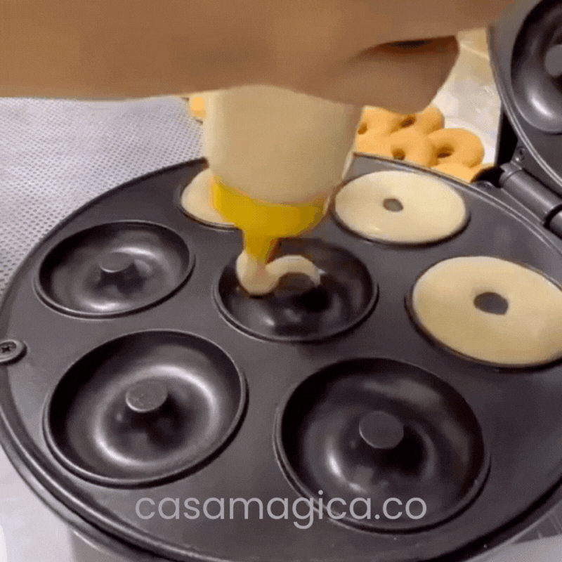 Máquina para hacer Donas - ¡Listas en minutos! Gratis Recetario en PDF