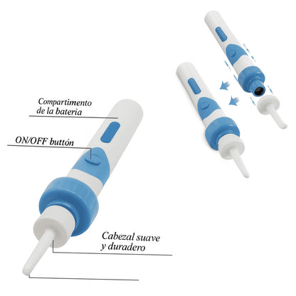 Limpiador de Oídos Succionador Eléctrico c-ears®