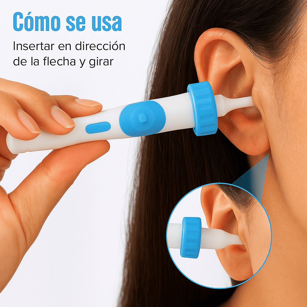 Limpiador de Oídos Succionador Eléctrico c-ears®