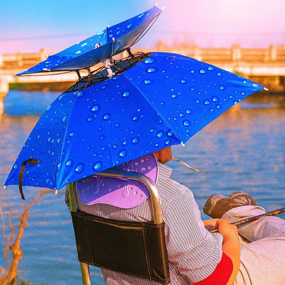 2X1 Paraguas Tipo Sombrero Multipropósito - Manos Libres