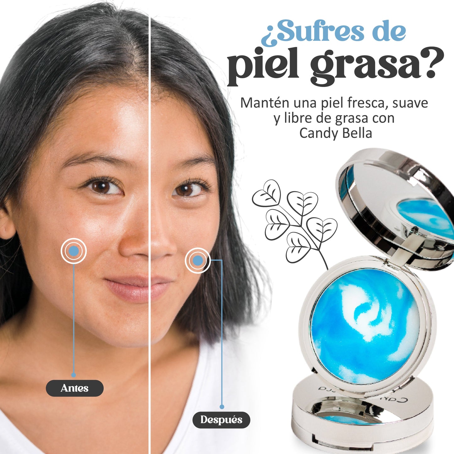 Candy Bella® Gel Prensado 3 en 1: Primer, Matifica y Sella + Envío gratis