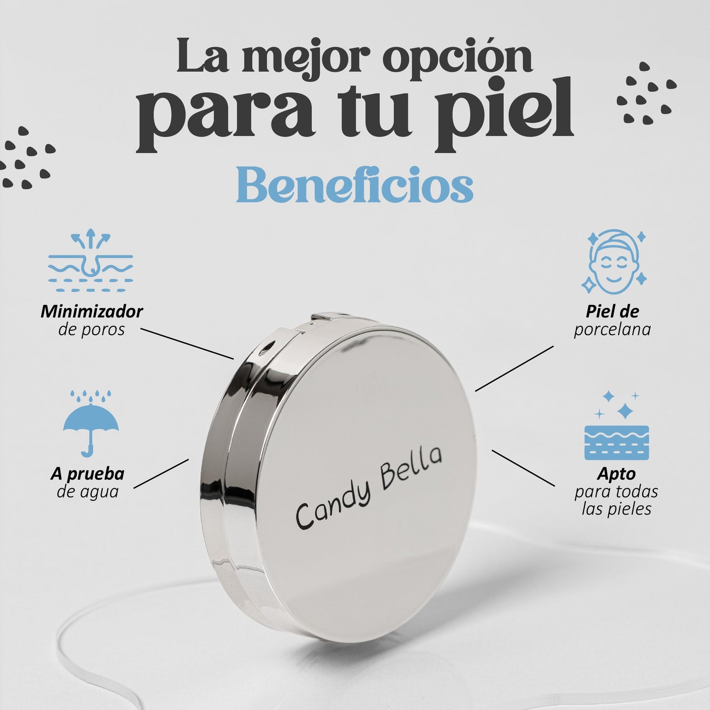 Candy Bella® Gel Prensado 3 en 1: Primer, Matifica y Sella + Envío gratis