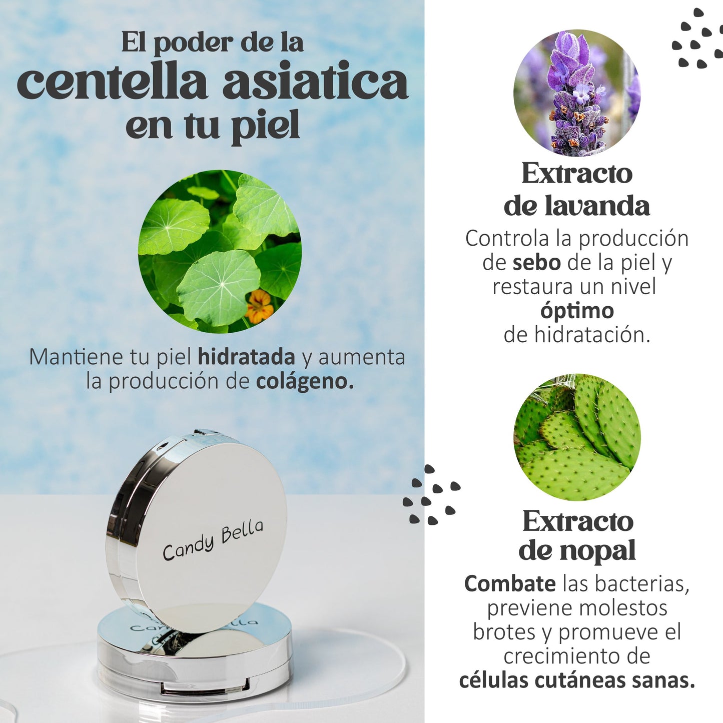 Candy Bella® Gel Prensado 3 en 1: Primer, Matifica y Sella + Envío gratis